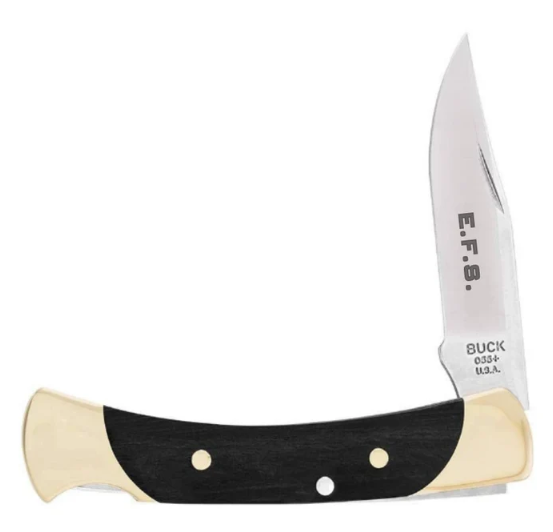 Buck 55 Folding Pocket Knife with custom engraving options