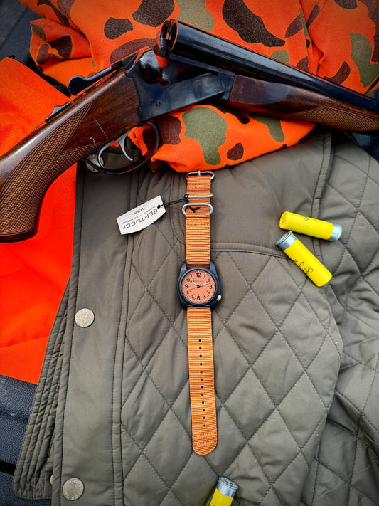 #11118 DX3® Field™ - Cicada Orange™ Dial, Cicada Orange™ Nylon Band
