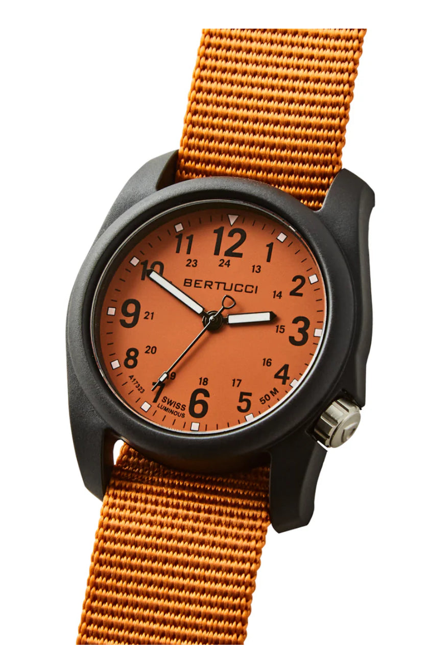 #11118 DX3® Field™ - Cicada Orange™ Dial, Cicada Orange™ Nylon Band